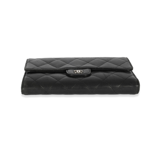 Chanel Black Lambskin Classic Long Wallet - Picture 5 of 7